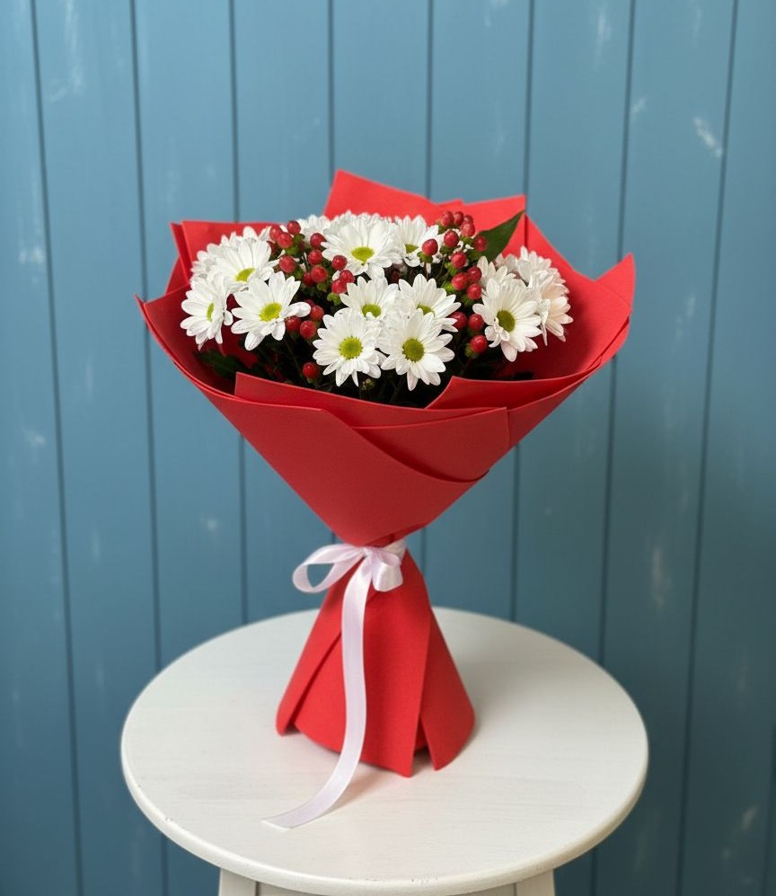 Букет цветов из: Хризантемы в Дмитровске