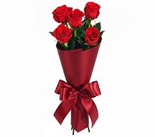 Букет 5 Красных роз Эдлесс Лав в Дмитровске