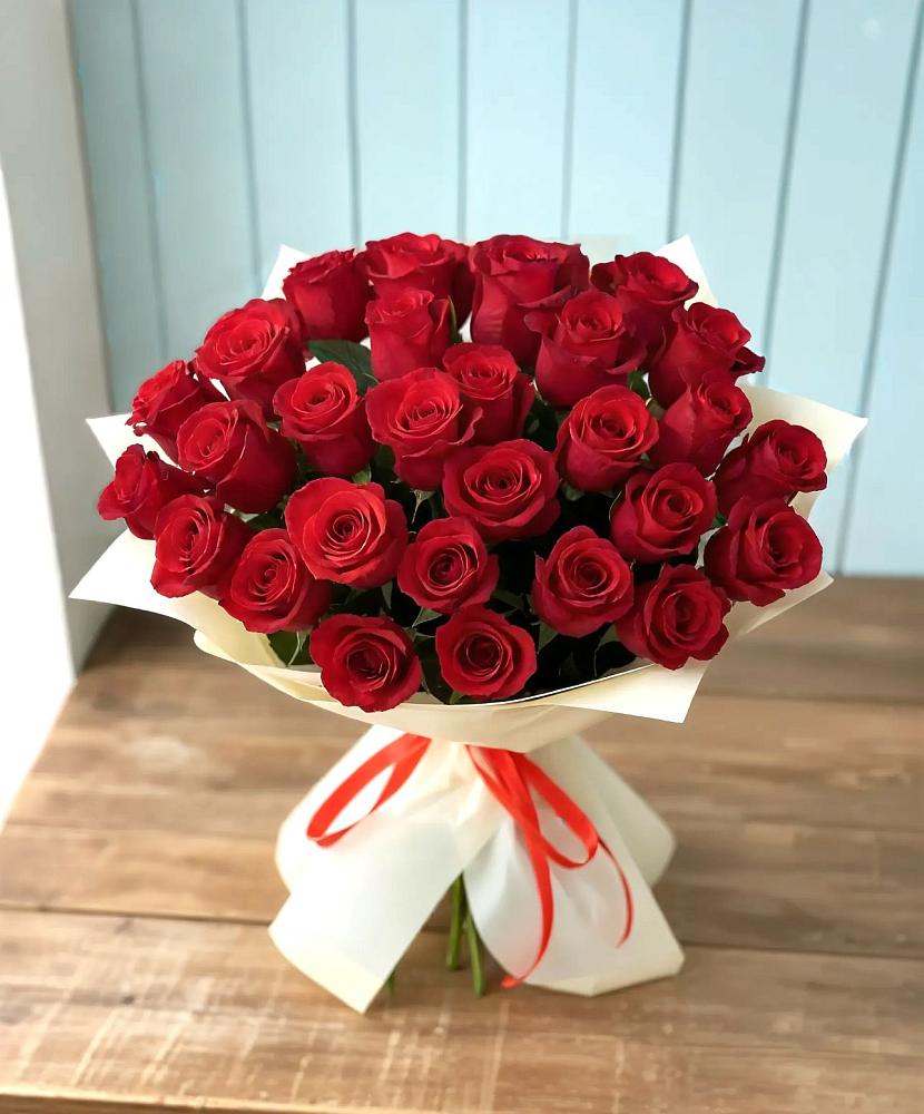 Букет 29 Красных роз в Дмитровске