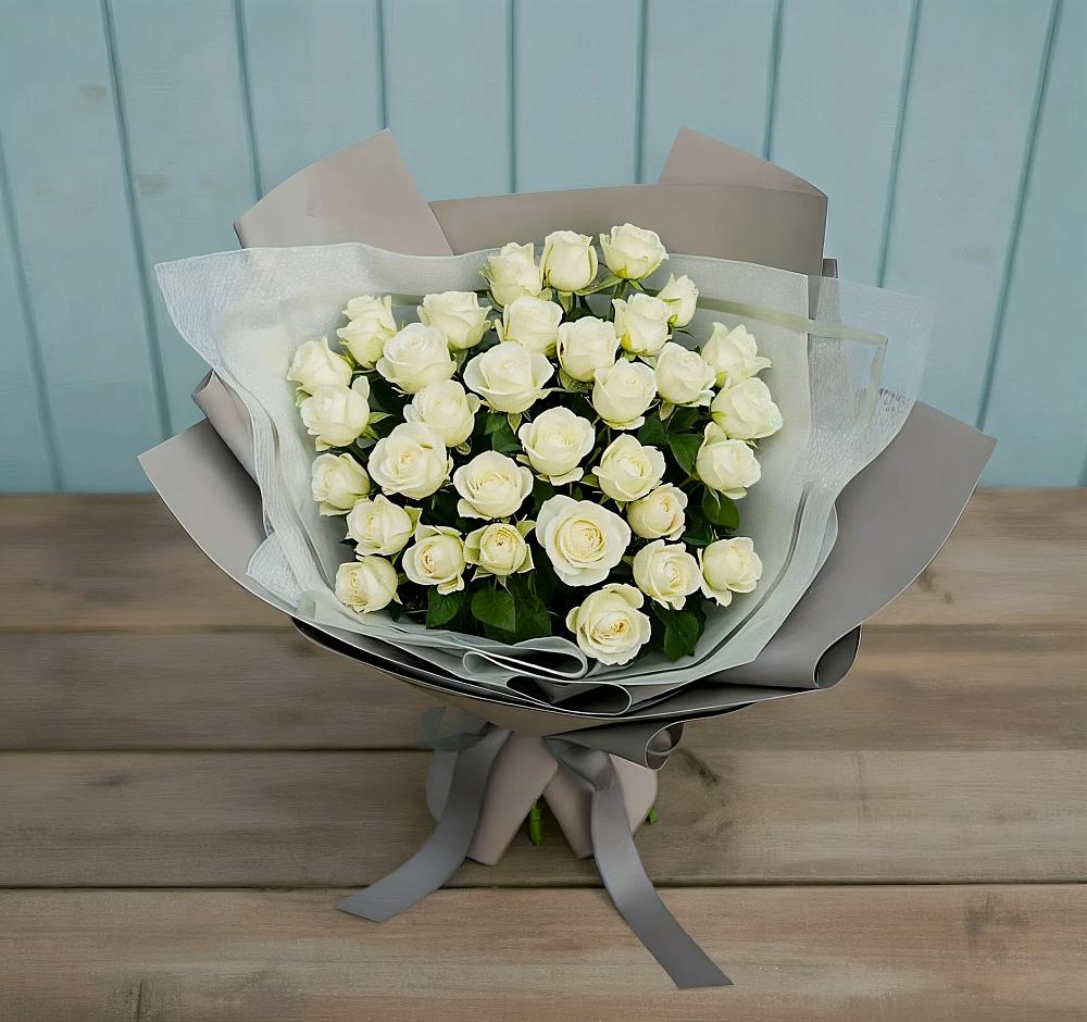 Букет Белоснежная нежность в Дмитровске