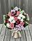 Букет цветов из: Альстромерии, Гвоздики, Розы и Хризантемы в Дмитровске