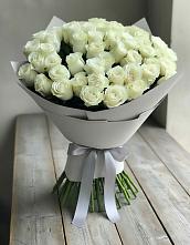 Букет 35 Белых роз в Дмитровске