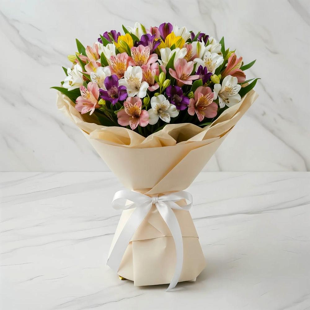 Букет цветов из: Альстромерии в Дмитровске