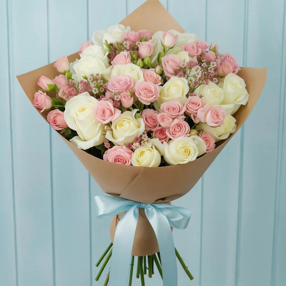 Букет цветов из: Розы в Дмитровске