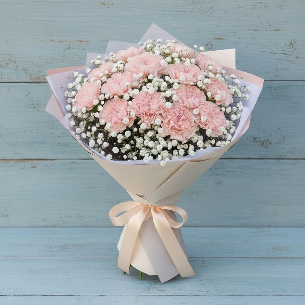 Букет цветов из: Гвоздики в Дмитровске