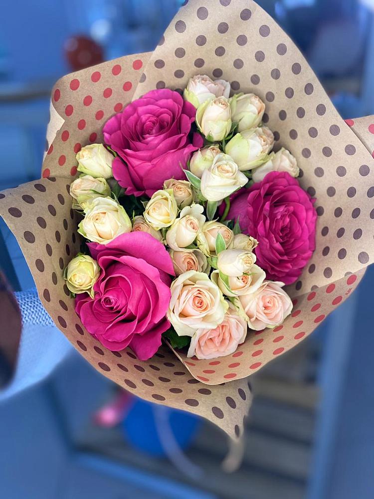 Букет цветов из: Розы в Дмитровске