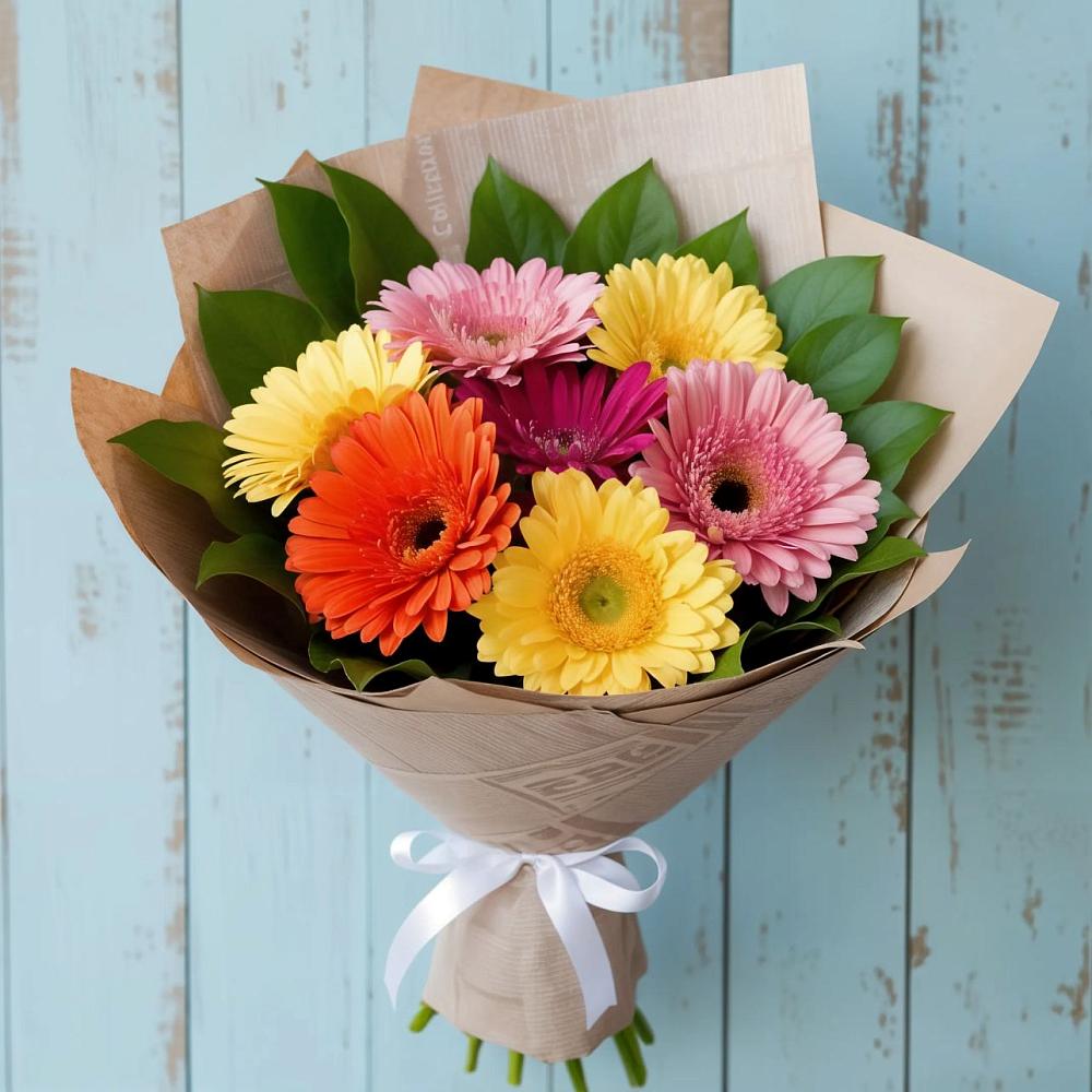 Букет цветов из: Герберы в Дмитровске