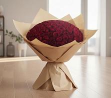 Букет 101 Красная роза в Дмитровске