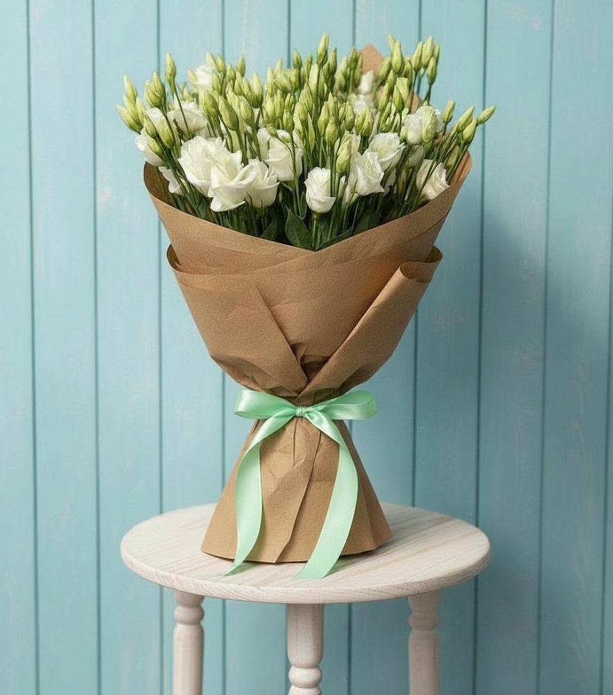 Букет цветов из: Лизиантусы в Дмитровске