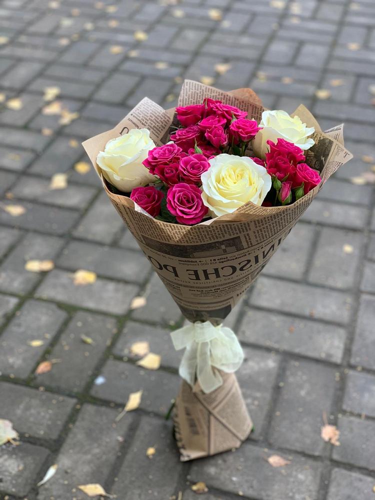 Букет цветов из: Розы в Дмитровске